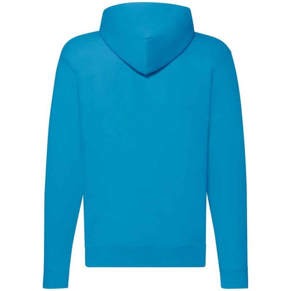 Fruit of the Loom Mens Classic Zipped Hoodie / Azure